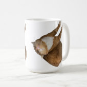 Auf-dem-Kopf-Sonnenkatze Kaffeetasse (VorderseiteRechts)