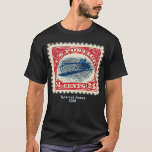 Auf dem Kopf stehende Jenny Jenny Briefmarke T-Shirt