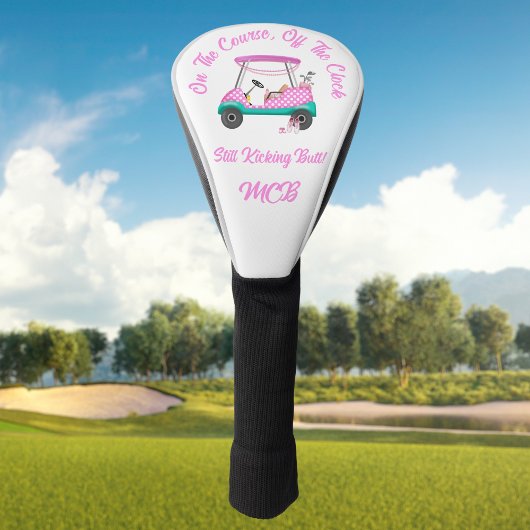 Auf dem Kurs, aus der Uhr noch Hintern zu klopfen Golf Headcover