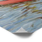 Auf dem Lago Print Poster (Ecke)