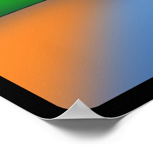 Auf dem Länderplakat Poster (Ecke)