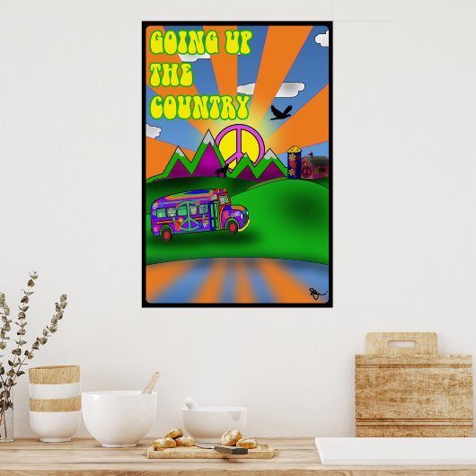 Auf dem Länderplakat Poster (Küche)