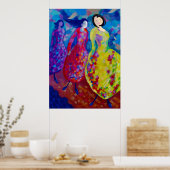 Auf dem Laufsteg Poster (Küche)