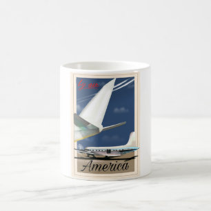 Auf dem Luftweg - Amerika Kaffeetasse