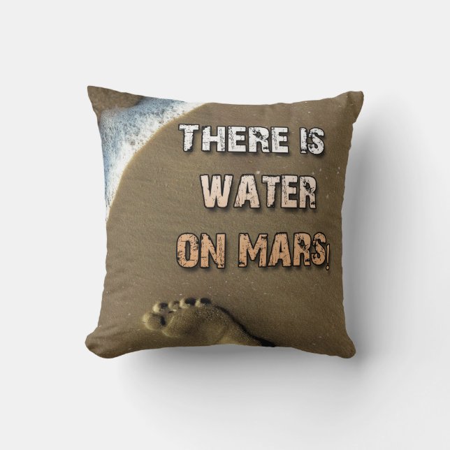 Auf dem Mars Kissen ist Wasser! (Vorderseite)