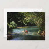 Auf dem Martha Brae River, Falmouth, Postkarte (Vorne/Hinten)