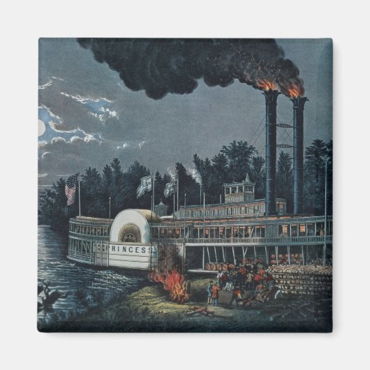 Auf dem Mississippi zusammenarbeiten Magnet (Vorne)