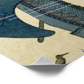 Auf dem Missouri, 1922 (pochoir print) Poster (Ecke)