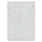 Auf dem Mond eine Babyduschkarte mitbringen Tischnummer (Rückseite)