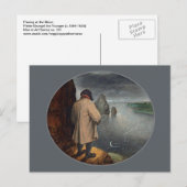 Auf dem Mond pisst Postkarte (Vorne/Hinten)