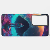 auf dem Mond Samsung Galaxy Hülle (Linke Seite)