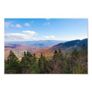 auf dem Mount Mansfield mit Blick auf die Bucht Fotodruck