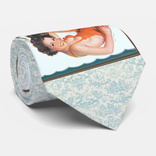 Auf dem Netzteil Krawatte (Gerollt)