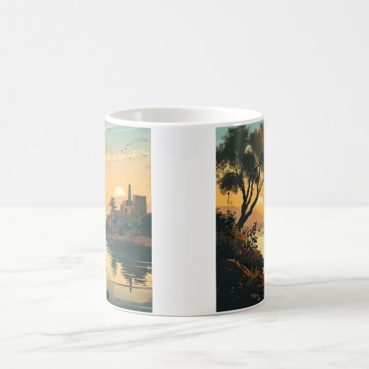 Auf dem Nil entlang Kaffeetasse (Mittel)