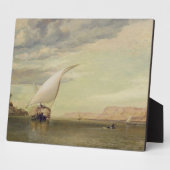 Auf dem Nil (Öl auf Leinwand) Fotoplatte (Seite)