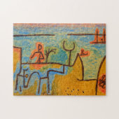 Auf dem Nil von Paul Klee Puzzle (Horizontal)