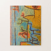 Auf dem Nil von Paul Klee Puzzle (Vertikal)