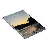 Auf dem Northwoods Lake Foto Notebook Notizblock (Rechte Seite)