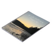 Auf dem Northwoods Lake Foto Notebook Notizblock (Linke Seite)