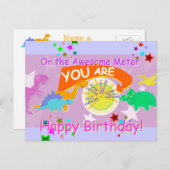 Auf dem Phantastischen Meter sind Sie Phantastisch Postkarte (Vorne/Hinten)