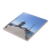 Auf dem Pier, Huntington Beach, Kalifornien Fliese (Seite)