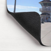 Auf dem Pier, Huntington Beach, Kalifornien Mousepad (Ecke)