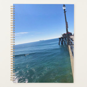 Auf dem Pier, Huntington Beach, Kalifornien Planer