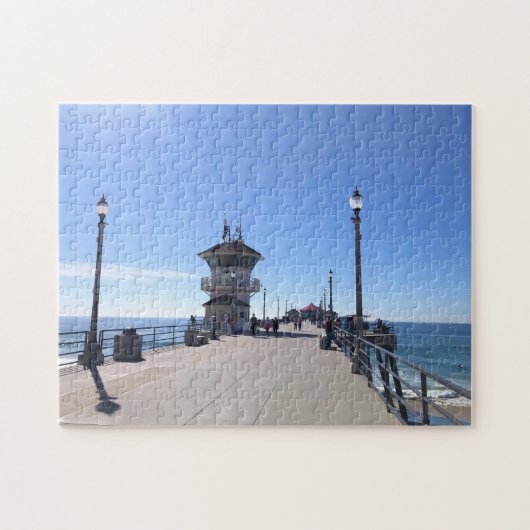 Auf dem Pier, Huntington Beach, Kalifornien Puzzle (Horizontal)