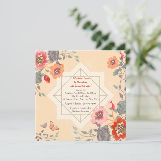 Auf dem Platz Einladung (Stehend Vorderseite)