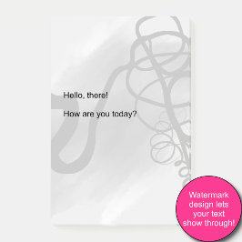 Auf dem Raster: Abstrakt grau, schwarz und weiß Post-it Klebezettel