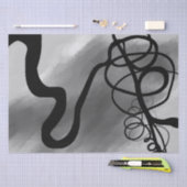 Auf dem Raster: Abstrakt grau, schwarz und weiß Seidenpapier (Handwerk)