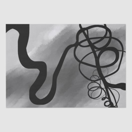 Auf dem Raster: Abstrakt grau, schwarz und weiß Seidenpapier (Vorderseite)