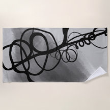 Auf dem Raster: Abstrakt grau, schwarz und weiß