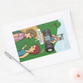 Auf dem rechteckigen Aufkleber von Truckin behalte (Umschlag)