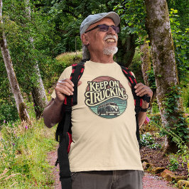 Auf dem Retro-60er-T - Shirt von Truckin behalten