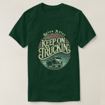 Auf dem Retro-60er-T - Shirt von Truckin behalten