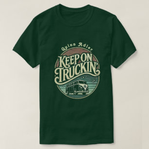 Auf dem Retro-60er-T - Shirt von Truckin behalten