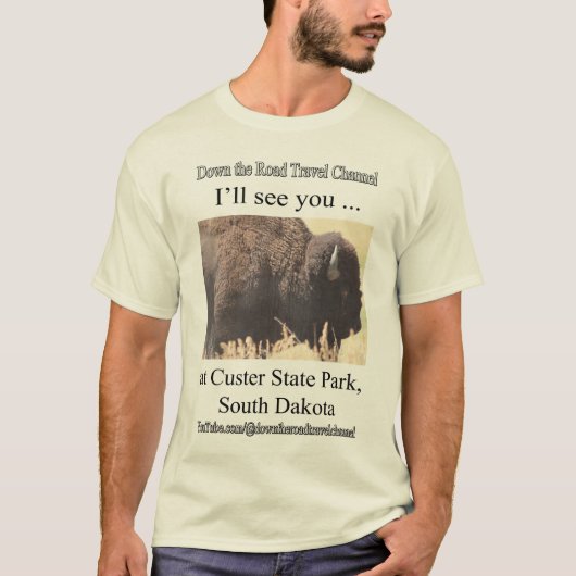 Auf dem Road Travel Channel, Custer Staat Park T-Shirt (Vorderseite)