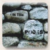 Auf dem Rocks Cork Untersetzer (Vorderseite)