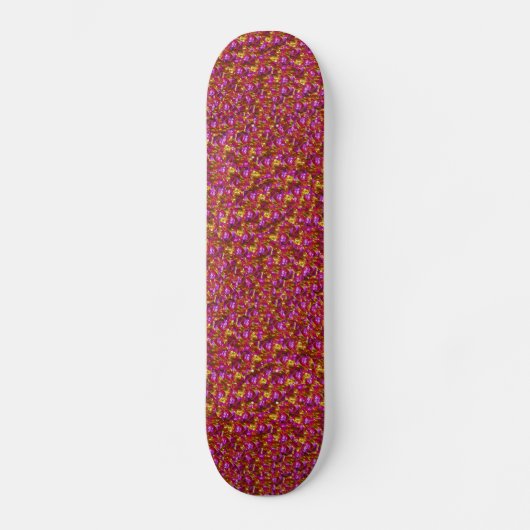 Auf dem rosa Skateboard (Vorderseite)