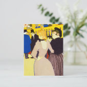 Auf dem Rouge von Toulouse-Lautrec Postkarte (Stehend Vorderseite)