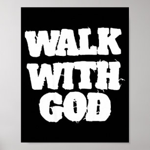 Auf dem Rückweg mit Jesus Gott Christliche Männer Poster