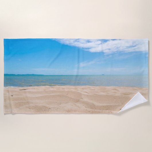 Auf dem Sand-Badetuch Strandtuch (Vorderseite)