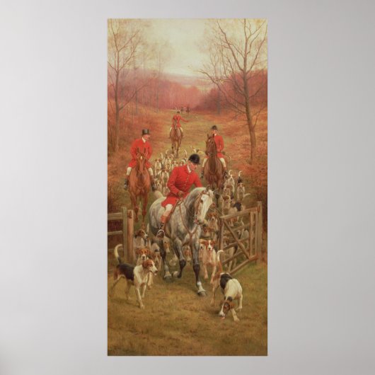 Auf dem Scent, 1906 Poster (Vorne)