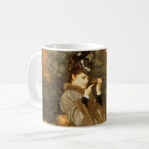 Auf dem Schießstand von James Tissot, Vintage Art Kaffeetasse