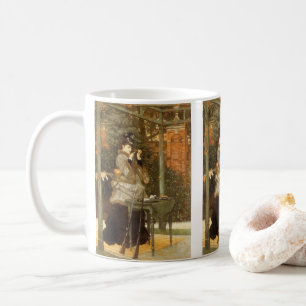 Auf dem Schießstand von James Tissot, Vintage Art Kaffeetasse