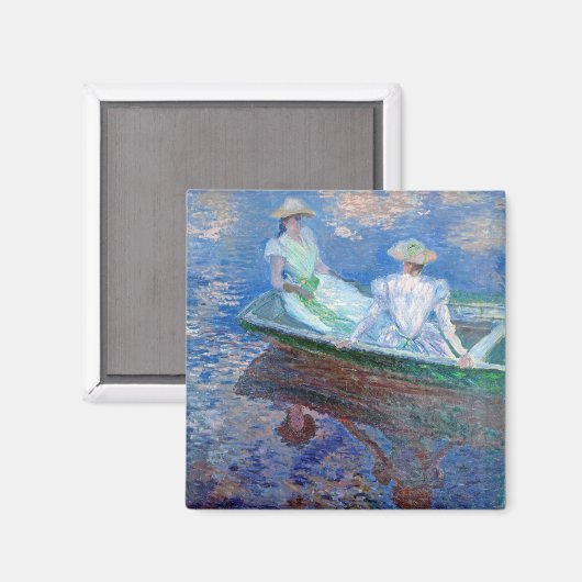 Auf dem Schiff, Monet Magnet (Vorderseite/Rückseite)