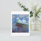 Auf dem Schiff, Monet Postkarte (Stehend Vorderseite)