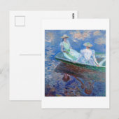 Auf dem Schiff, Monet Postkarte (Vorne/Hinten)
