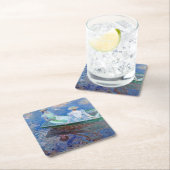 Auf dem Schiff, Monet Rechteckiger Pappuntersetzer (Vor Ort)